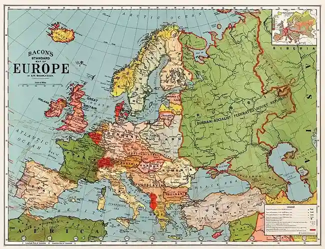 political map of europe showing all 44 countries